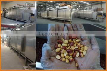 Advanced Peanut Blancher, Hazelnut Blancher, Roasted Whole Peanut Blancher, Continuous Blancher, Food Processing Equipment 1TPH