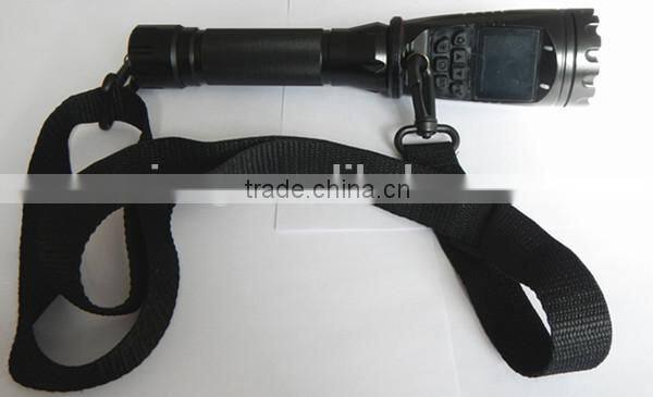 LED Rechargeable police security flashlight 1080P multifunctional police flashlight