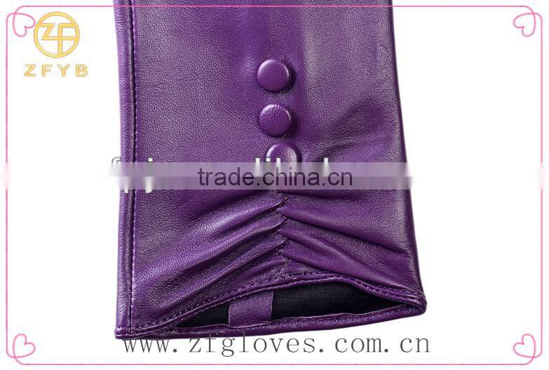 2016 New Style Lady Leather Goat Skin Glove