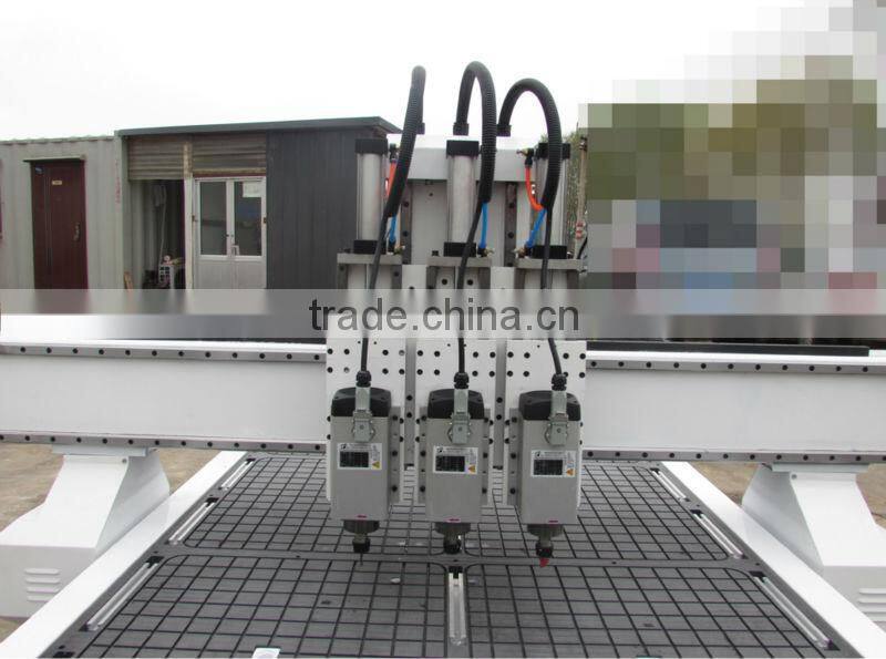 4 axis High Presicion Multi-heads 3D Woodworking CNC Router