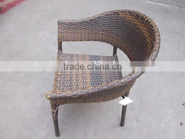 outdoor furniture good quality leisure handmade rattan wicker stacking garden chair YC103