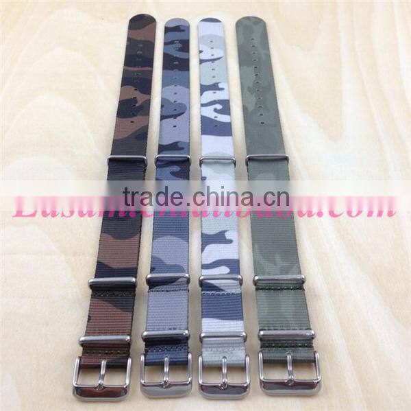 22MM Multi-color nylon fabric nato strap hardware