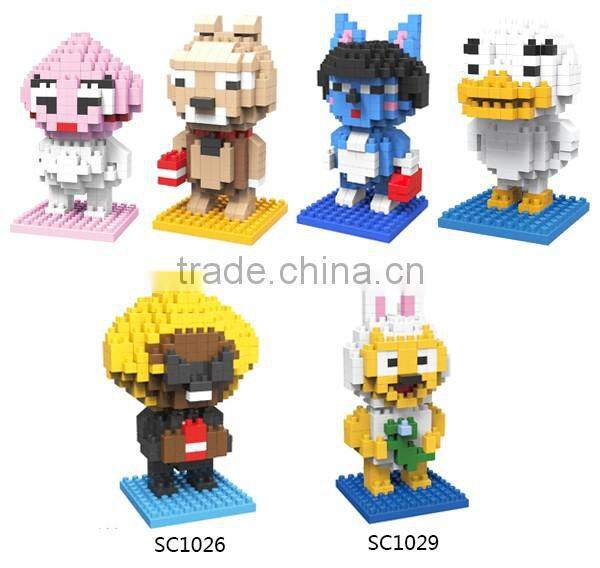 Main product unique design educational plastic cube building block with good offer