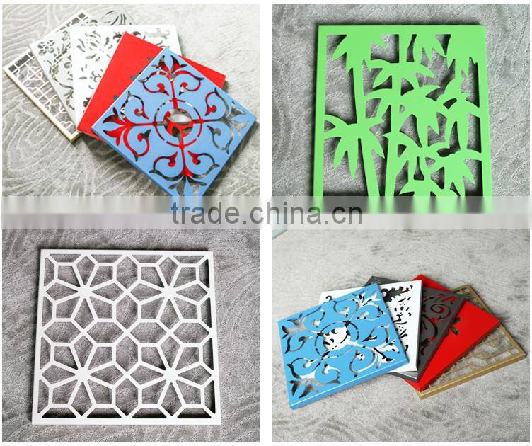 Resistance to various air pollutants 3.0mm carved wood fashionable double side used for exterior wall of building