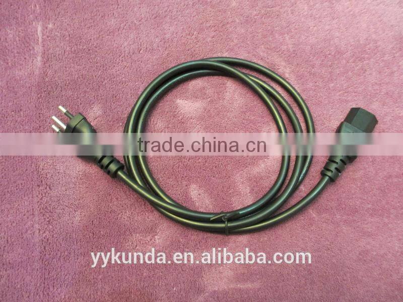 Inmetro approval with ground for class I appliances brazil power cord