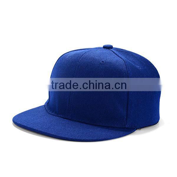 Plain Flat Snapback Hats No Logo