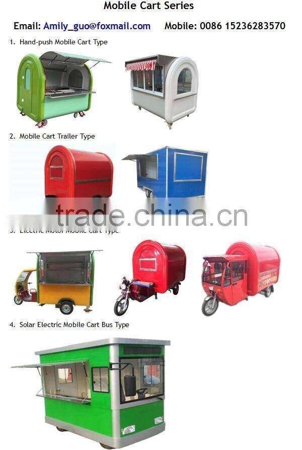 bbq food cart for sale / food cart used to make barbecue / house type bbq food carts sold on Alibaba