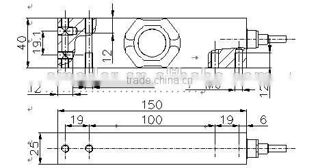 10T column type load cells,tank scale load cell ,resistance sensor