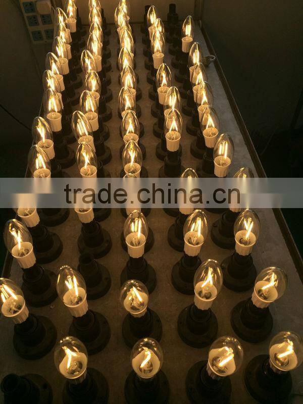 2014 new 360degree COB 2w Filament bulb E14 base