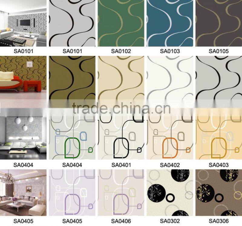 Modern style royal waterproof wallpaper for house