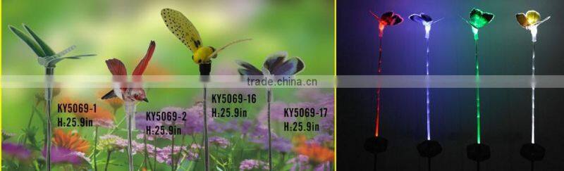 Solar led garden light glass path decoration