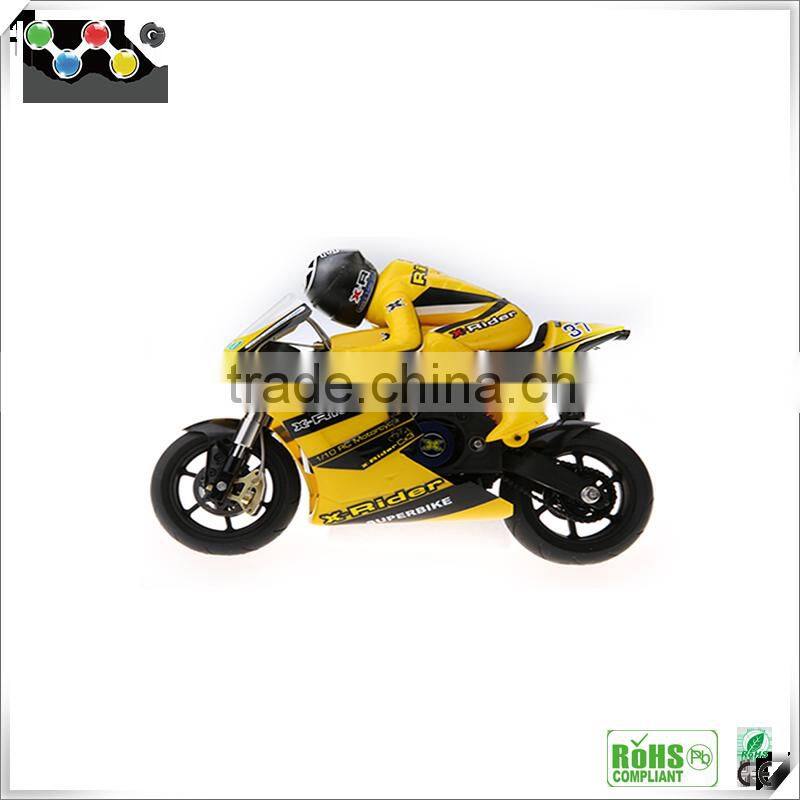 Hot sale of GradeA White/Black 2wheel interesting remote control drifting motorcycle for kids