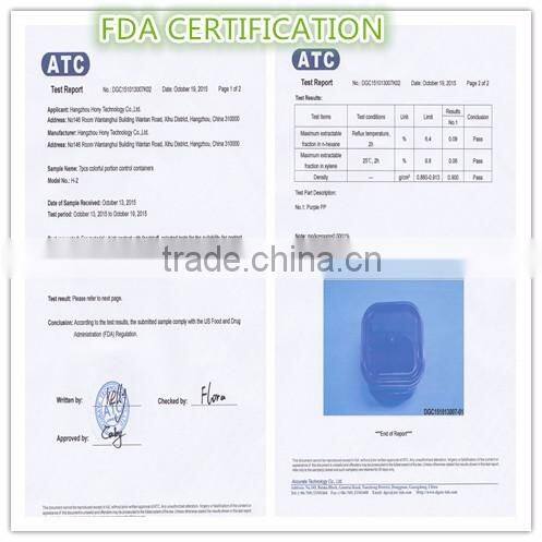 Weight Loss Portion Control Containers-7 Portion Control Containers in Set with Divide