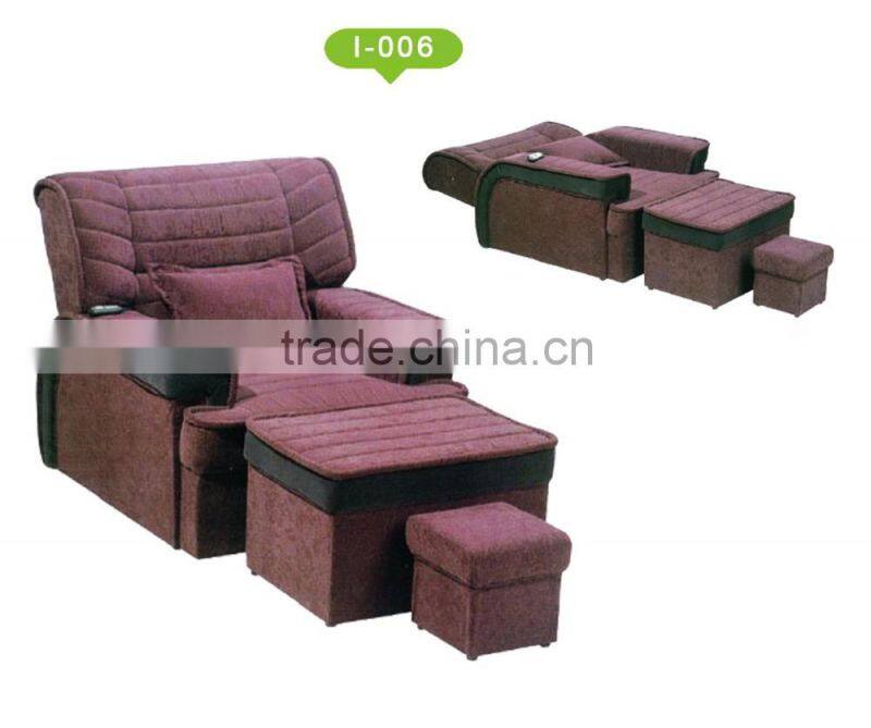 a set of comfortable reclining foot massage sofa chair
