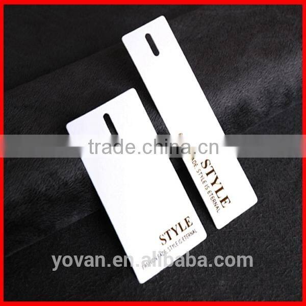 2014 New Design Clothes Price Tag label with Recycled Paper Wholesale