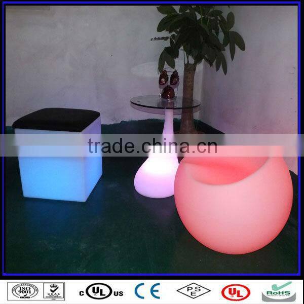 LED Luminous Notch Cube for Bar, led sitting cubes