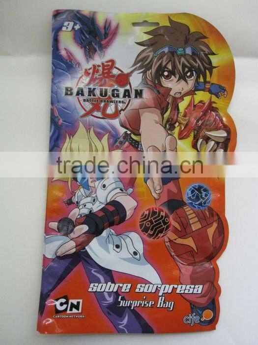 CS/CP/ZL Standup Toy Bag with Clear Window