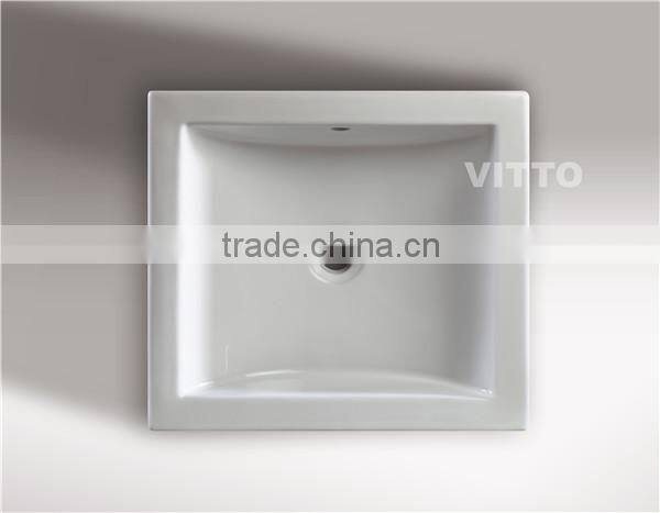 european popular square wash basin