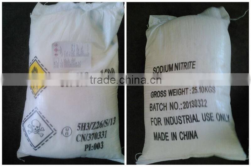 Sodium Nitrite /Chile saltpeter Type and Food Grade,Industrial Grade Grade Standard China sodium nitrate solt