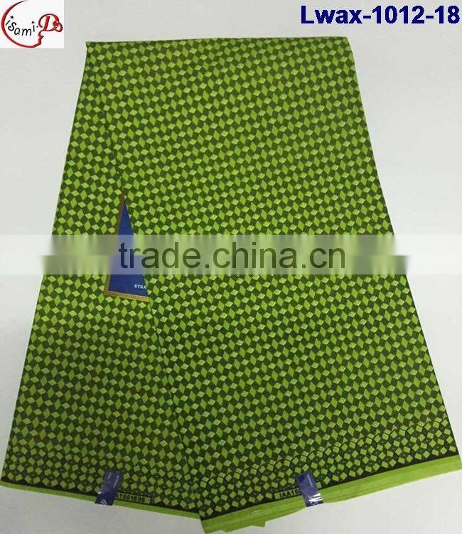 Lwax-1012-19 multicolor design African Jacquard style cheap wholesale african wax fabric