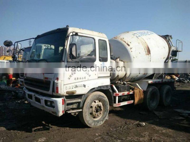 Isuzu used concrete mixer for sale, 2010 year japan made