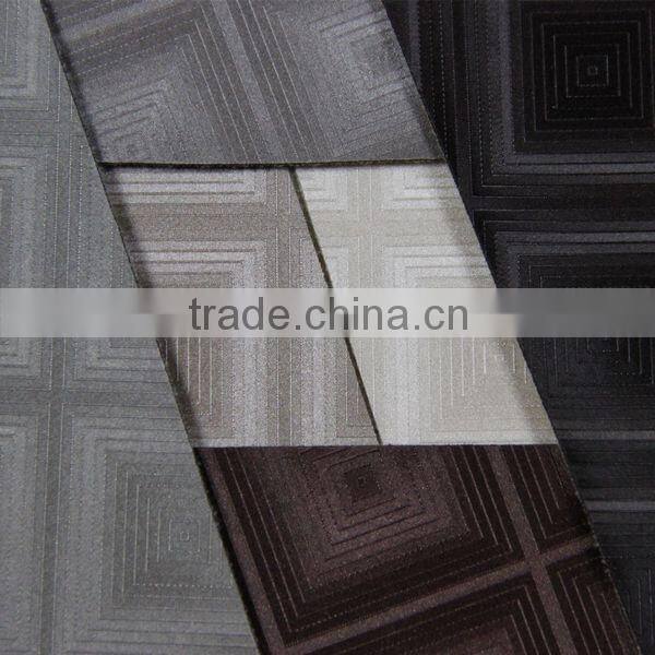 3D affection embossed wallpaper material is Semi PU leather