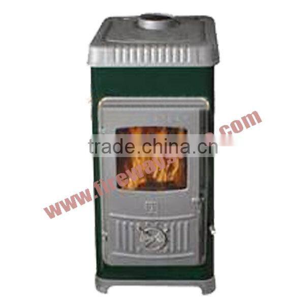 Steel plate wood burning stove with low price