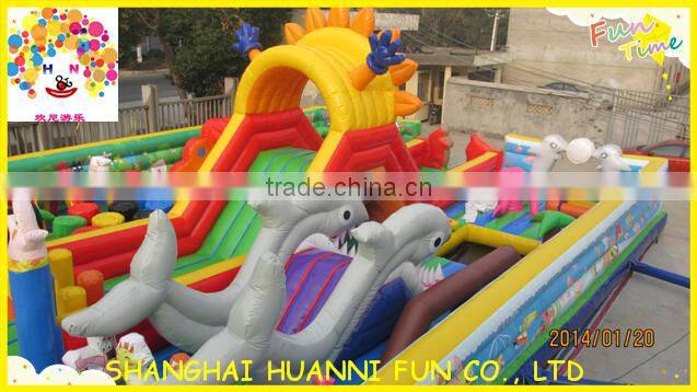 Customized inflatable inflatable bouncy castle for kids