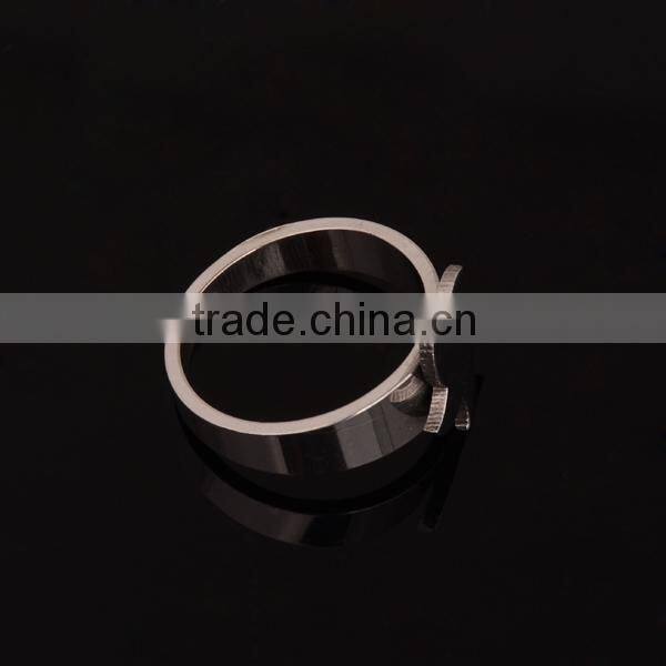 Stainless Steel Leaf Ring