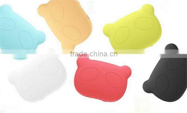 LED Panda dual USB power bank 5200mAh good for Christmas gift