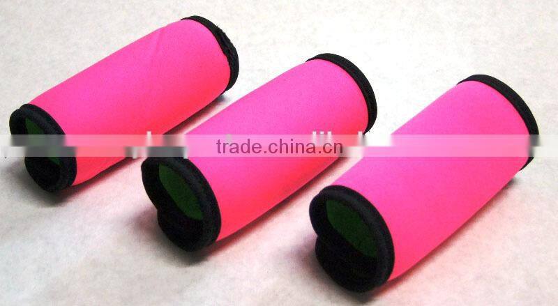 top quality customerized promotion logo neoprene luggage handle wrap