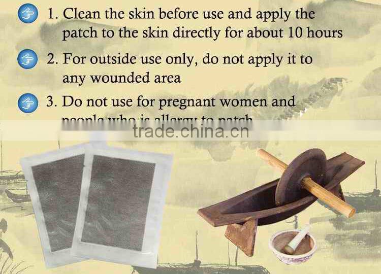 Green rheumatic arthritis warm heat pain relief patch/Chinese natural herbs pain relief patch