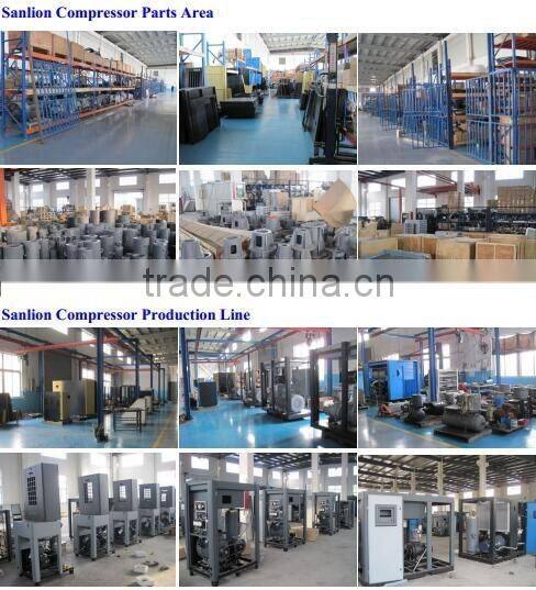 220KW/300HP variable speed screw air compressor manufacturer with CE
