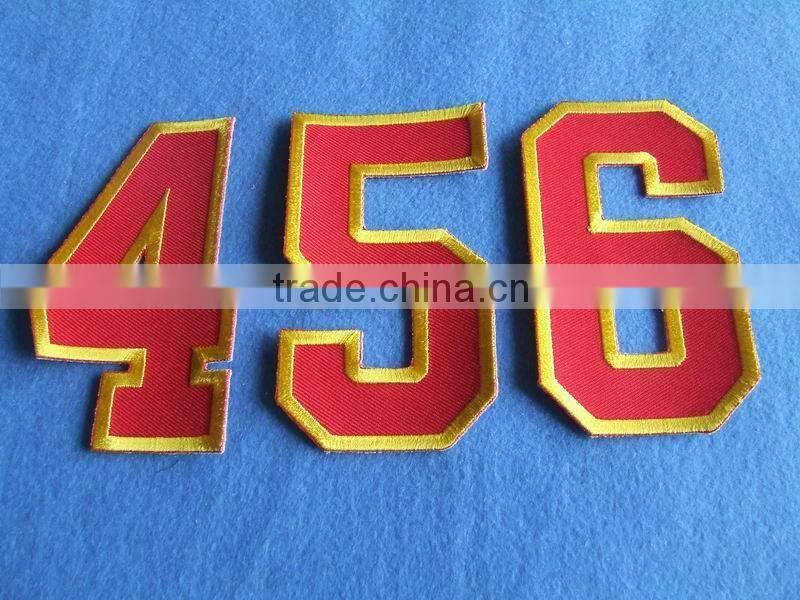 custom logo cloth embroidery badges