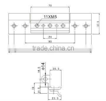 80318902 Aluminium Alloy Door and Window Hinge