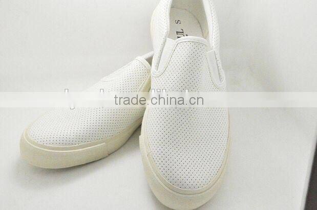 Men loafer shoes young PU punch holes shoes casual cool man shoes