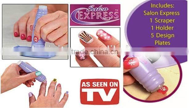 decorate your nails salon express for nail art stampin kit
