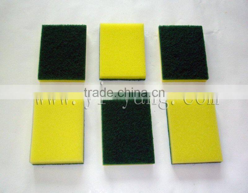 kitchen sponge scourer,cleaning sponge scrubber
