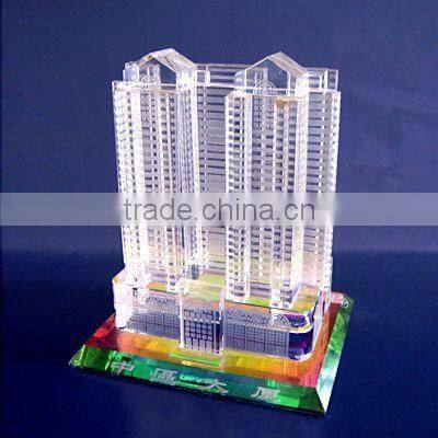 2016 Modern design crystal building model