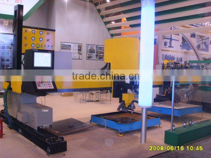Rotation bevel torch station