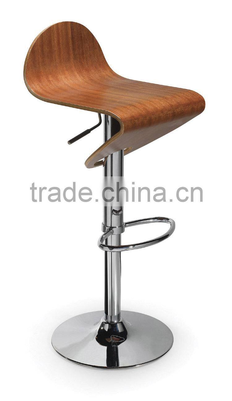 Modern wooden bar stool high chair