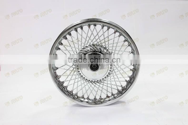 Chinese high quality 14inch polishing motorcycle wheel