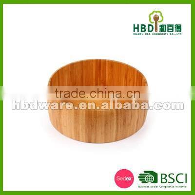 High quality wood round salad bowl wholesale