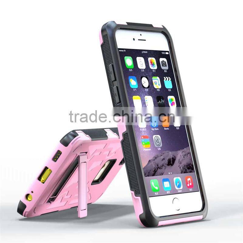 Silicon case with stand for iphone6, for iphone6 cover