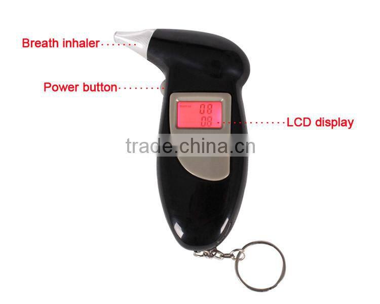 Cheap breathalyzer for alcohol with backlight