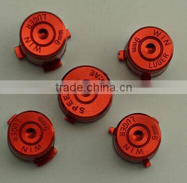 Replacement bullet button for ps4 controller bullet button Abxy&guide 9mm Metal bullet button Mod Kit for PS4 Controller