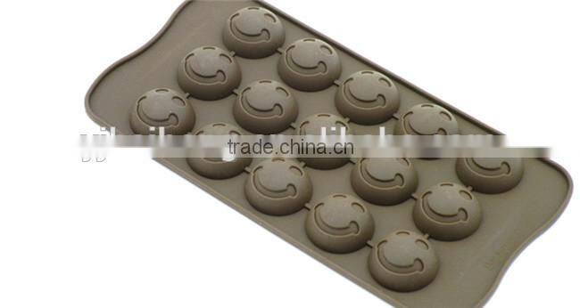 Smile Face Cake Cookie Jelly Ice Baking Silicone Mould