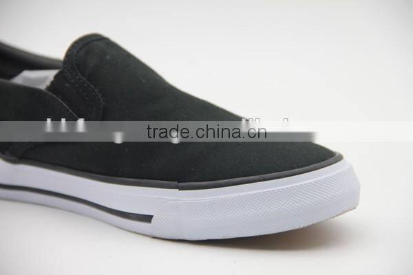 slip on style and rubber outsole material blank canvas shoes