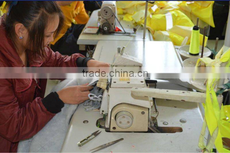 EN20471/343 fluo-yellow/orange winter waterproof winter men 7 in 1 bomber jacket park with reflector