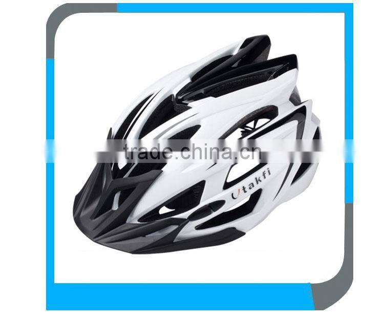 novelty white mountain cycling bike helmets with sun visor,mtb helm